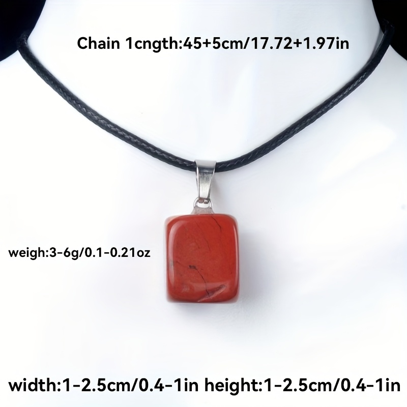 10pc Natural Stone Pendants Set, Irregular Shapes for DIY