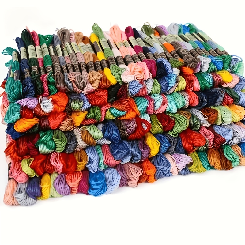 Polyester Embroidery Floss Thread Set with 447 Vibrant Colors