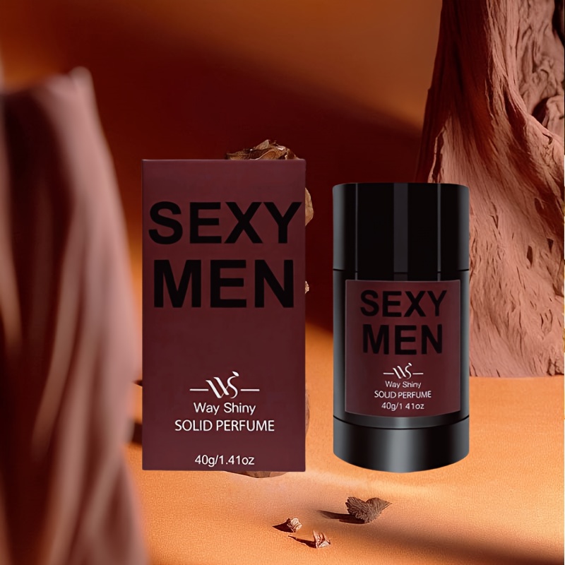 QXG21 Men'S Solid Perfume Features a Refreshing Oriental Woody Scent, Long-Lasting Fragrance, Ideal for Gentlemen, Perfect for Dates And Sports.