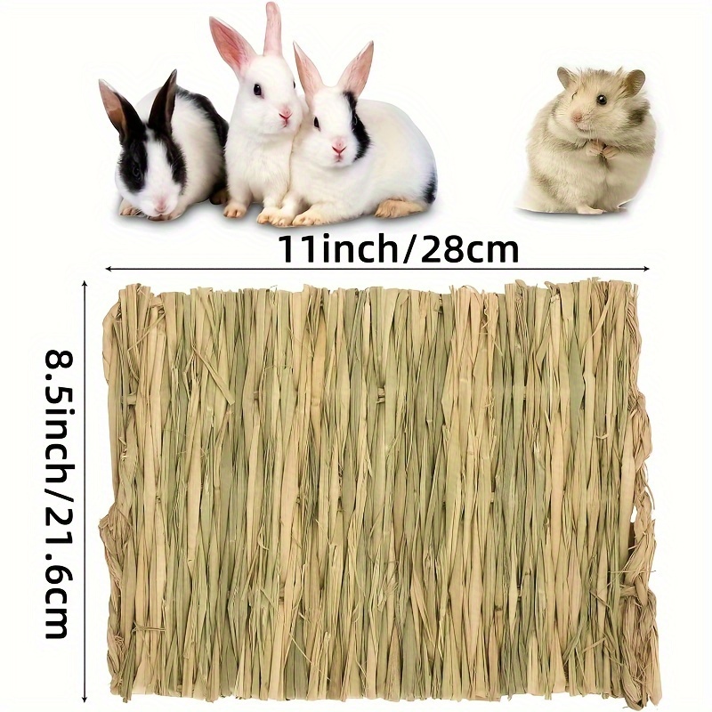 Set of 3/6 Grass Mats for Rabbits and Small Animals