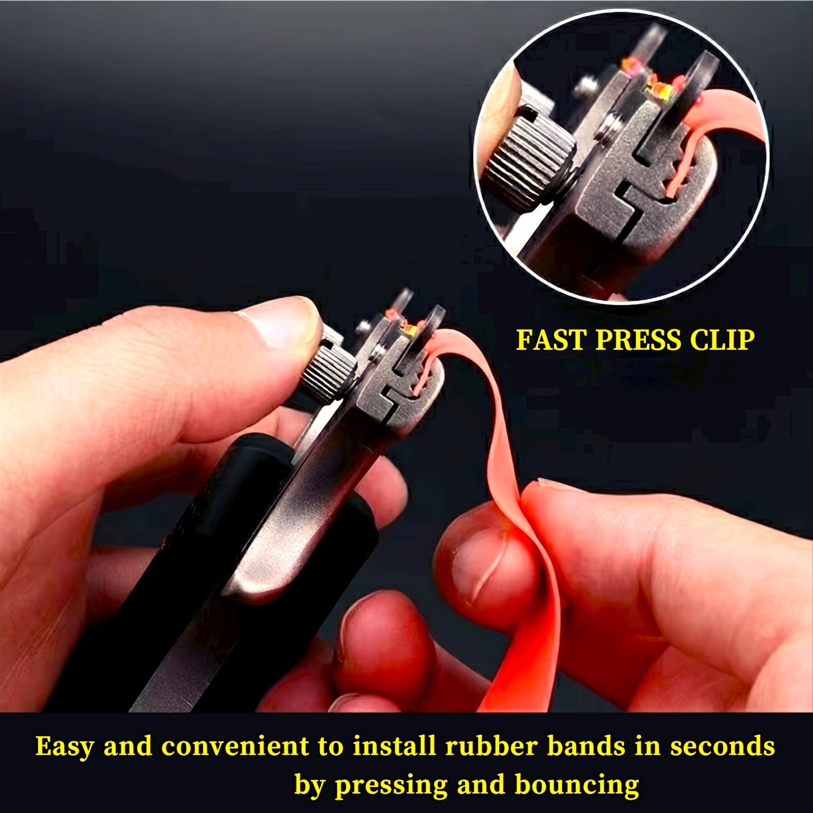 outdoor slingshot catapult tool set with rubber bands steel balls and target for practice details 3