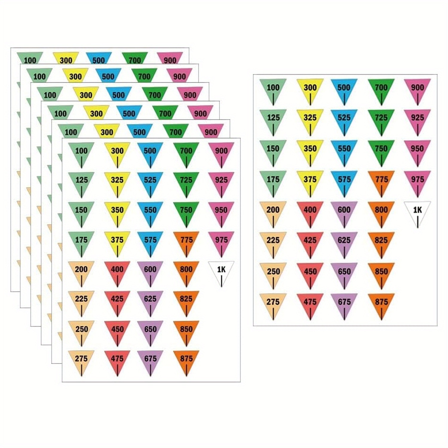 Image of 15 Rotating Ring Stickers/ballistic Correction Labels - Outdoor Sports Special Precision Adjustment Stickers, Suitable For Correction Tables, Rotating Ring Labels Compatible With Most Lids