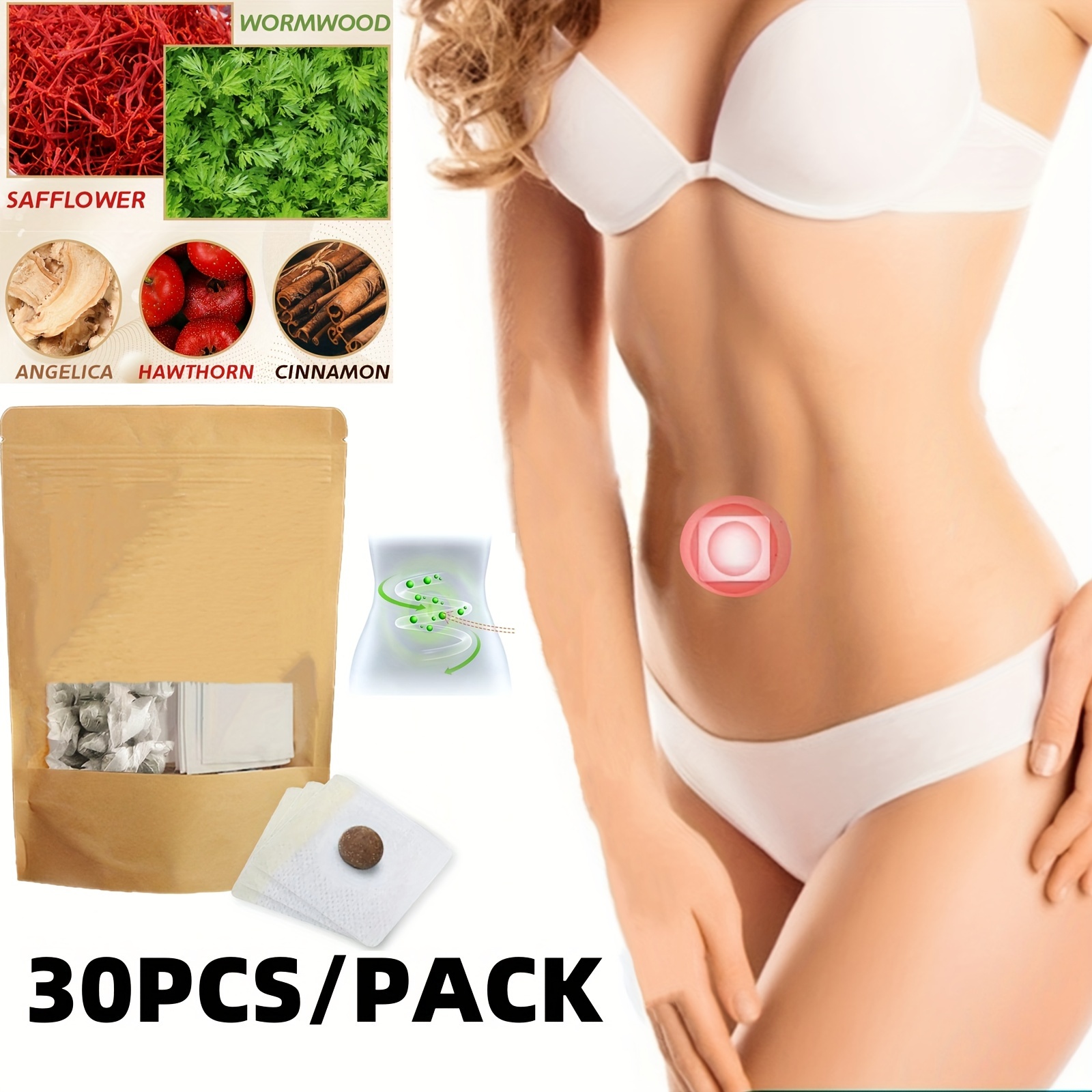 30pcs 1pack body reduce big belly skin look visibly younger instantly natural ingredients for long term efficient safe use suitable for all skin types unisex adult use no fragrance details 0
