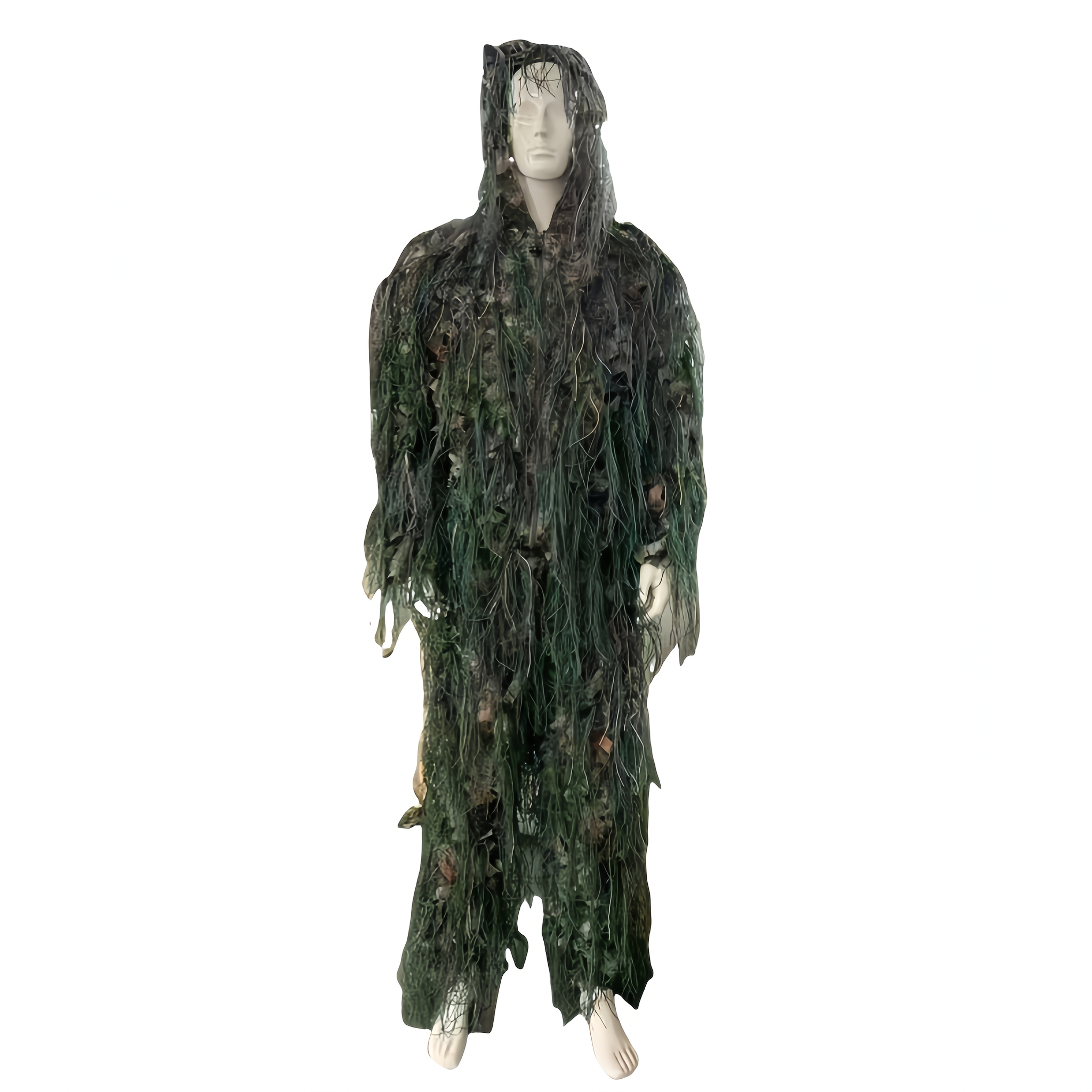 JOAXOR Ghillie costume Gilly chasse costumes pantalon 3D feuille Camouflage combinaison jeunesse adulte vêtements légers  18