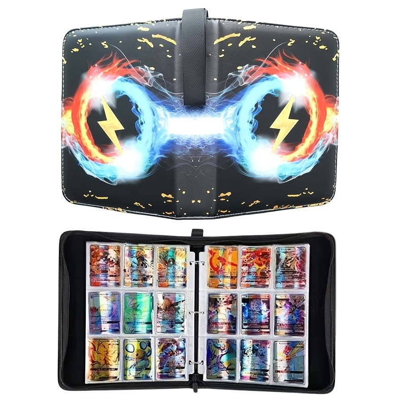 Small Trading Card Binder with 400/900 Pockets, Made of Durable, Featuring Vertical Transparent Card Slots, Perfect for Organizing Collections of MTG, TCG, Sports Cards, Game Cards, and Pet Cards