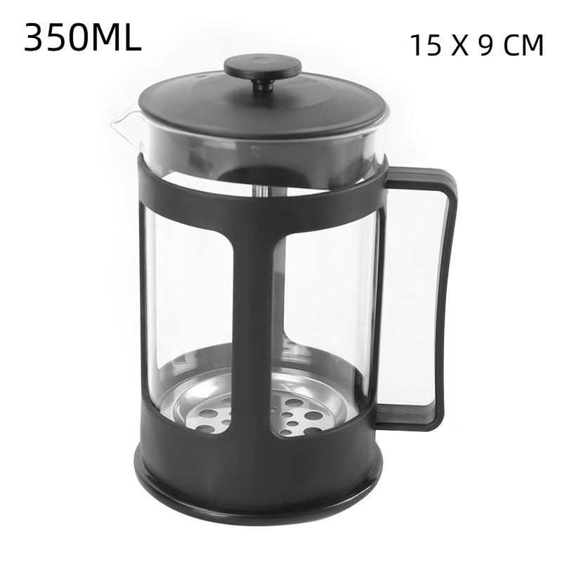 TEMU 1pc 350ml Stainless Drip Coffee Pot With Built-in Filter Screen