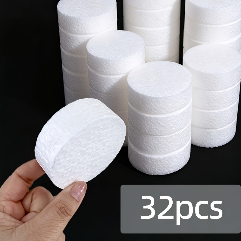 TEMU 1 de 32 petites cercles en mousse EPS, idéaux pour organiser les rouleaux de ruban et les cadeaux, également adaptés bases en mousse pour de