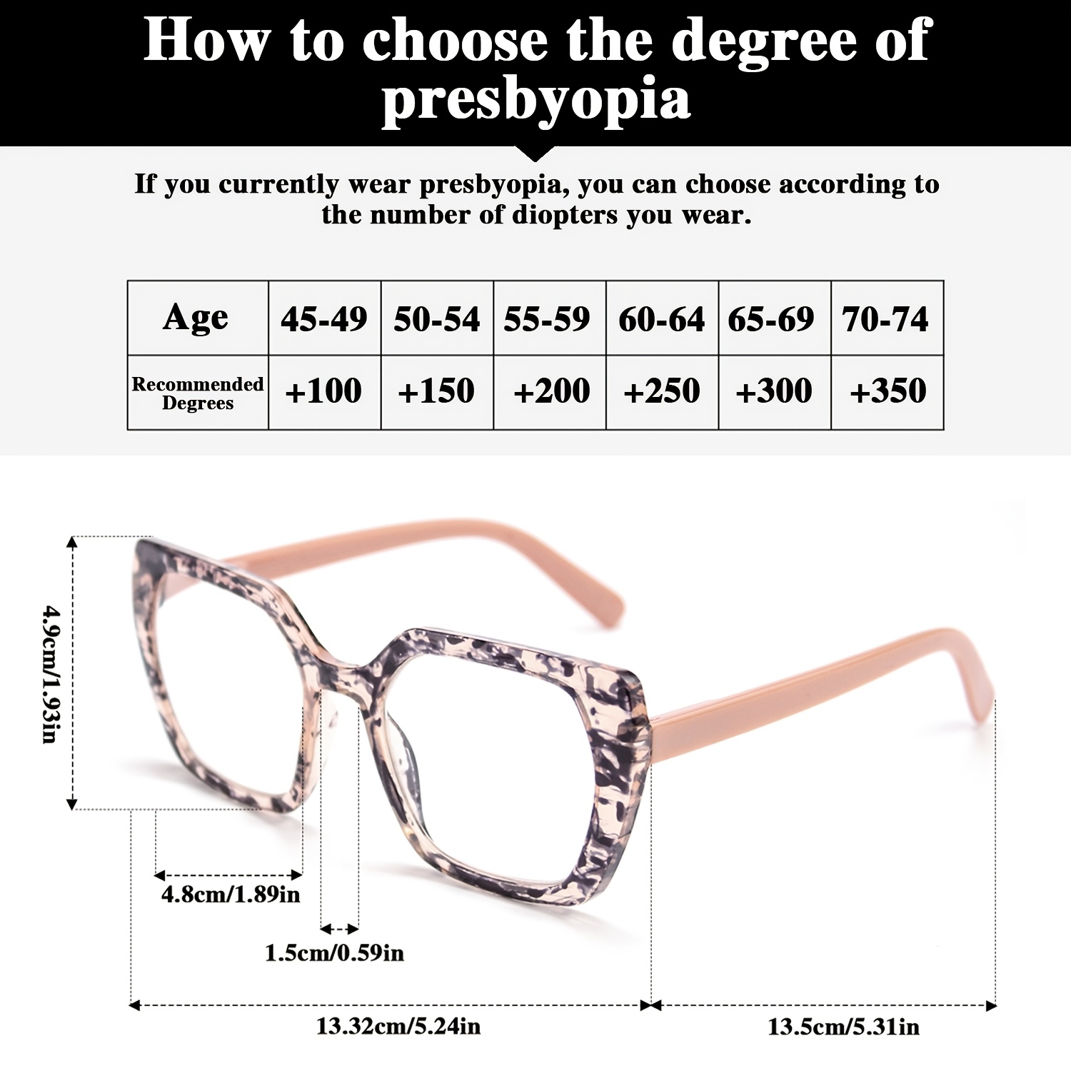 4pcs Fashion Cat-Eye Reading Glasses Set with Different Frame Colors