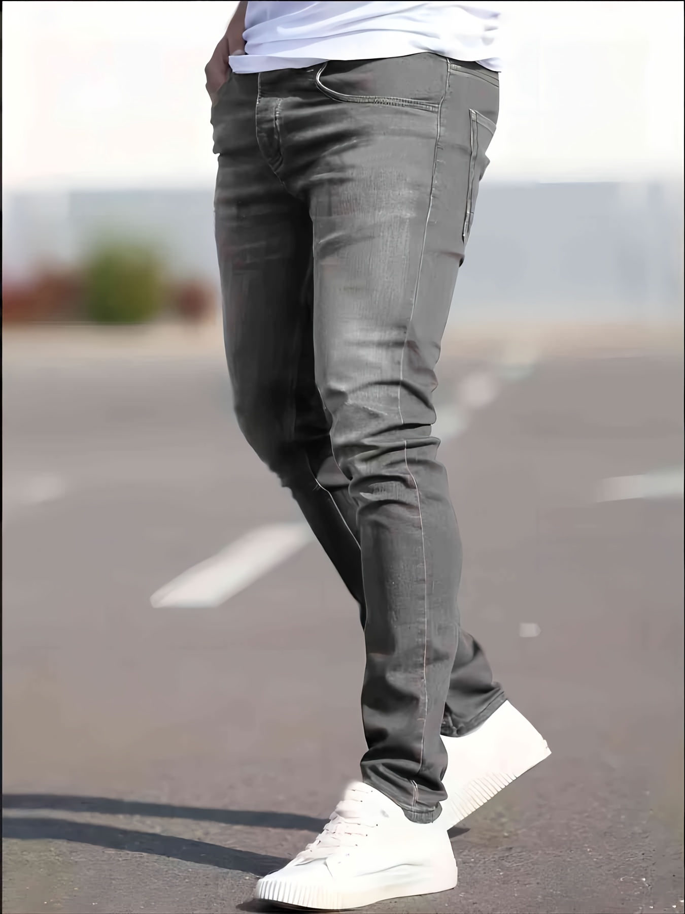 Men's Casual Slim-Fit Stretch Pants