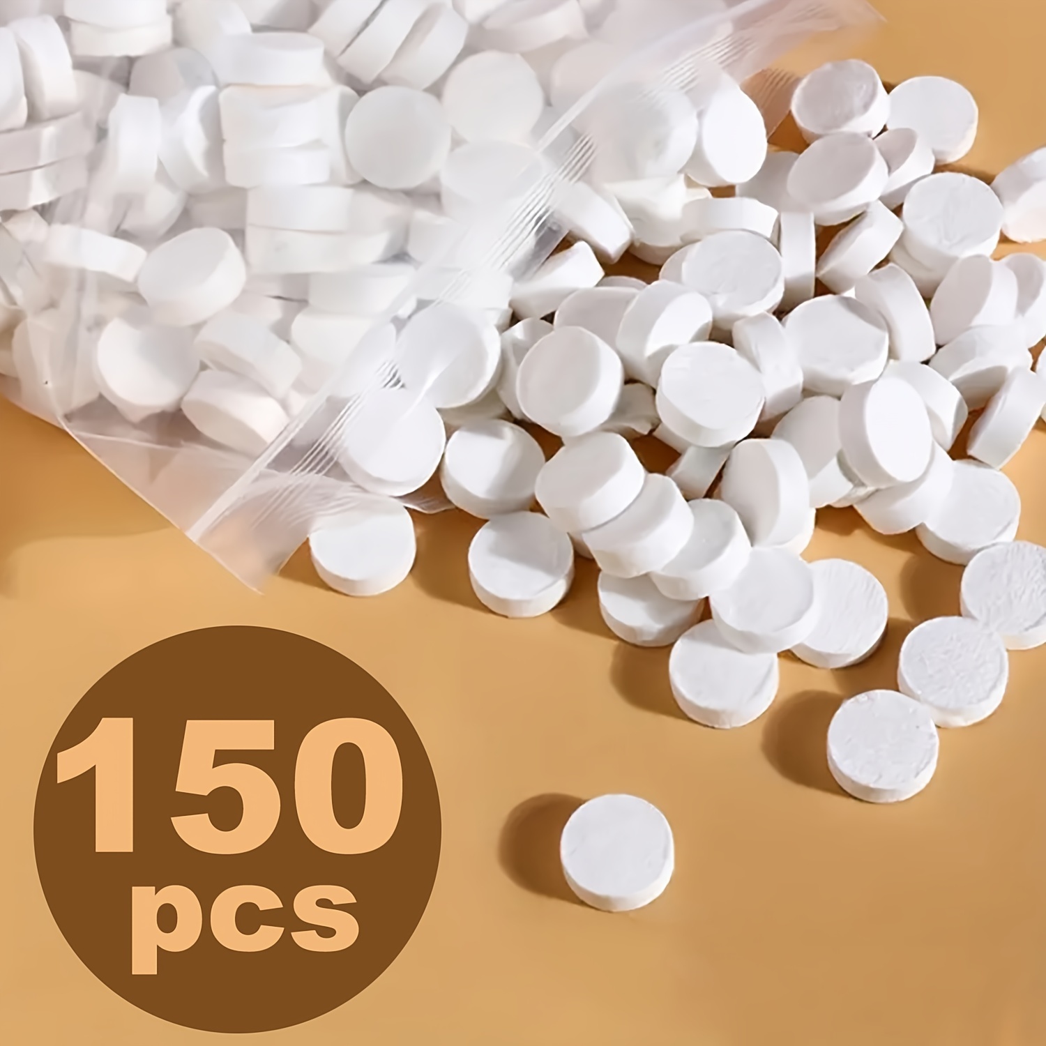 Image of 150pcs Disposable Portable Compressed Towels - Convenient And Lightweight For Outdoor Hiking, Travel, Cycling, Running, Camping, Water Splashing Festival, Beach Travel