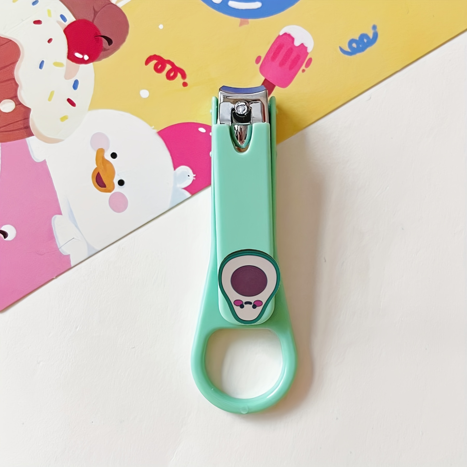 

1pcs Cute And Convenient Folding Nail Clippers, Perfect Manicure Tool For Toenails