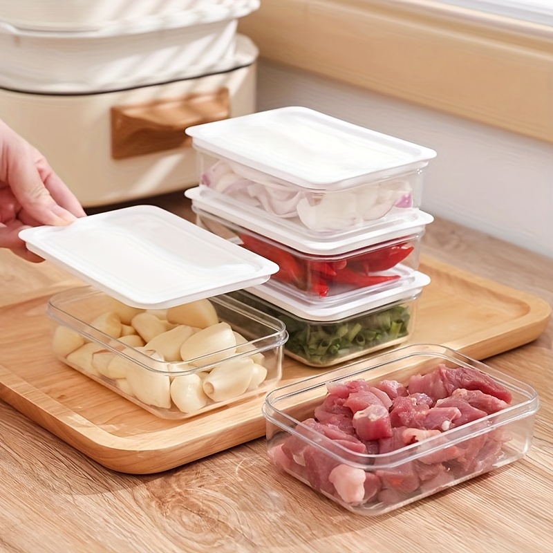 

5pcs 40oz Bpa-free Food Storage Container Set With Airtight - Reusable, Clear Plastic For Fridge & Freezer - Meat, Fruits, Vegetables - Ideal For Travel & Kitchen Organization