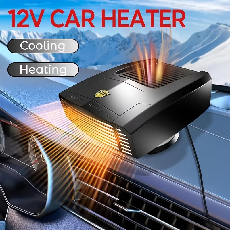 TEMU 1pc 12v Fast Heating Portable 200w Car Heater And - , Heating And Fan Quick Preheating, Suitable For Most Vehicles, Ideal For And Camping