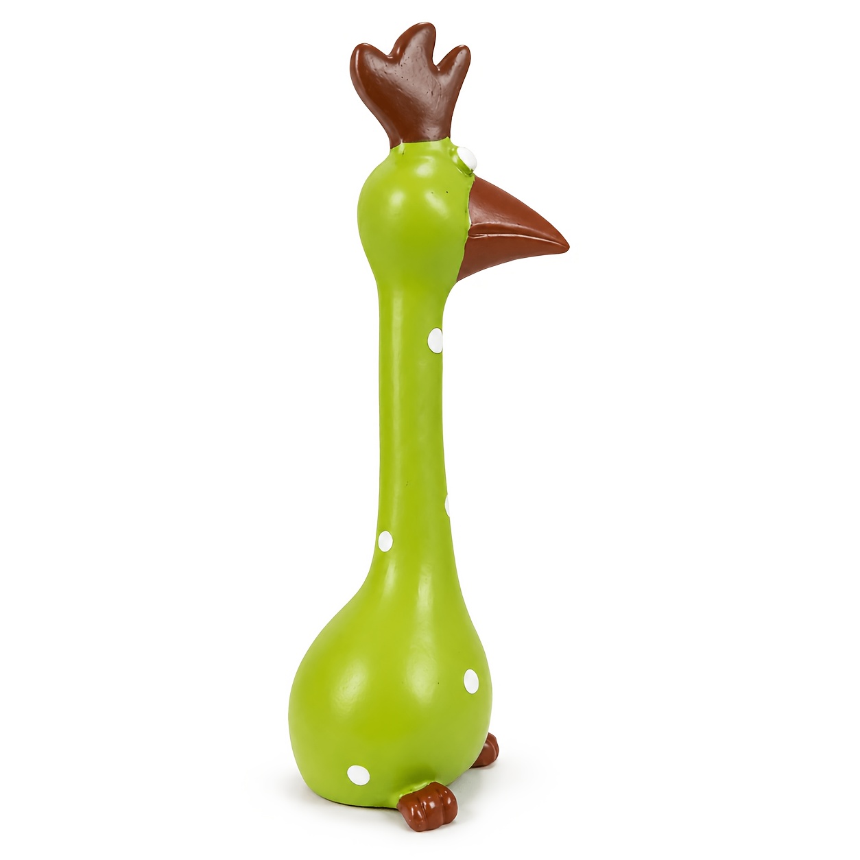 E-shop Die skurrile Hahn-Statue mit Polka-Dots: für die Heimdekoration und Außenbereiche - Geeignet für Weihnachten, Halloween, Ostern, Chanukka und