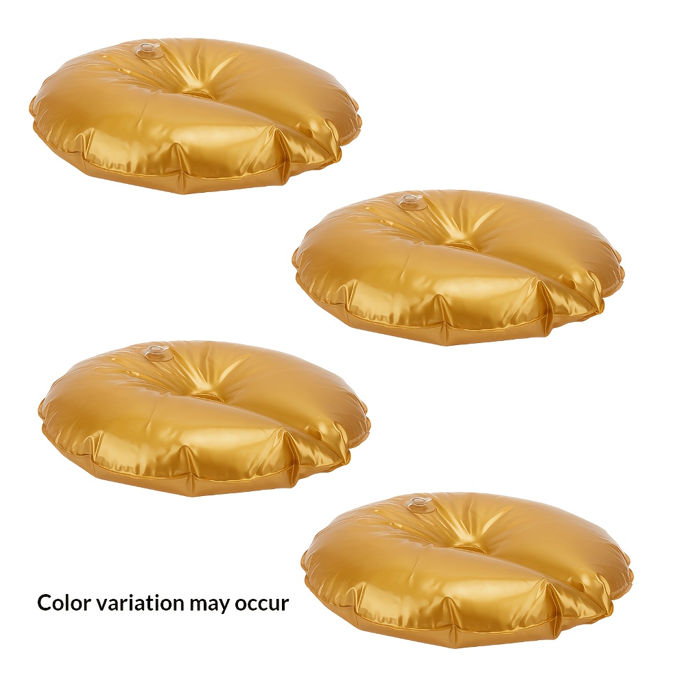 TEMU 4-pack Bags For Arch Stands Heavy Duty Fillable Base For Party Decoration Weights Reusable Self-sealing Metallic End Event Supplies For Weddings