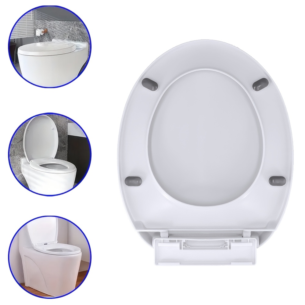 Toilet Seat, Universal, Quick Release, Easy To Clean, Hygienic Construction, Ideal For Home, Hotel And Residential Toilets, Compatible With Most Toilet Bowls, Fits Standard Toilets, Comfortable Seat.