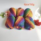 6 100 wool yarn 10 56oz total to pink gradient friendly ideal for hand crocheting knitting shawls multicolor rainbow fiber chunky yarn