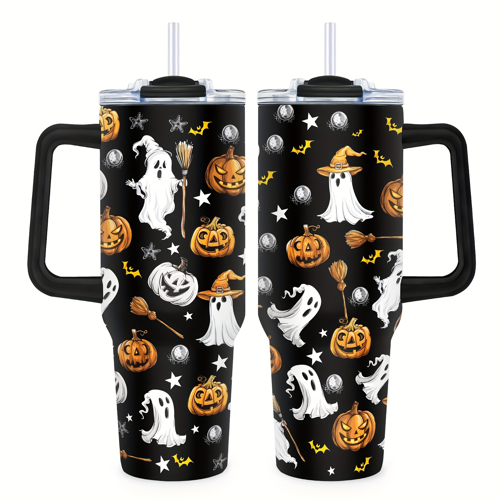 Spöklik 40oz Isolerad Rostfri Ståltermosmugg -   Halloweenpresent för Kvinnor | Gotisk & Häxdesign | Idealisk för   & Vatten på Språng