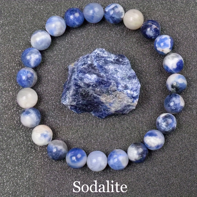 E-shop handgefertigtes und Porzellan-Naturstein-Armband, hochwertiges Armband, Geburtstagsgeschenk für Männer und Frauen, Segensarmband für Paare und
