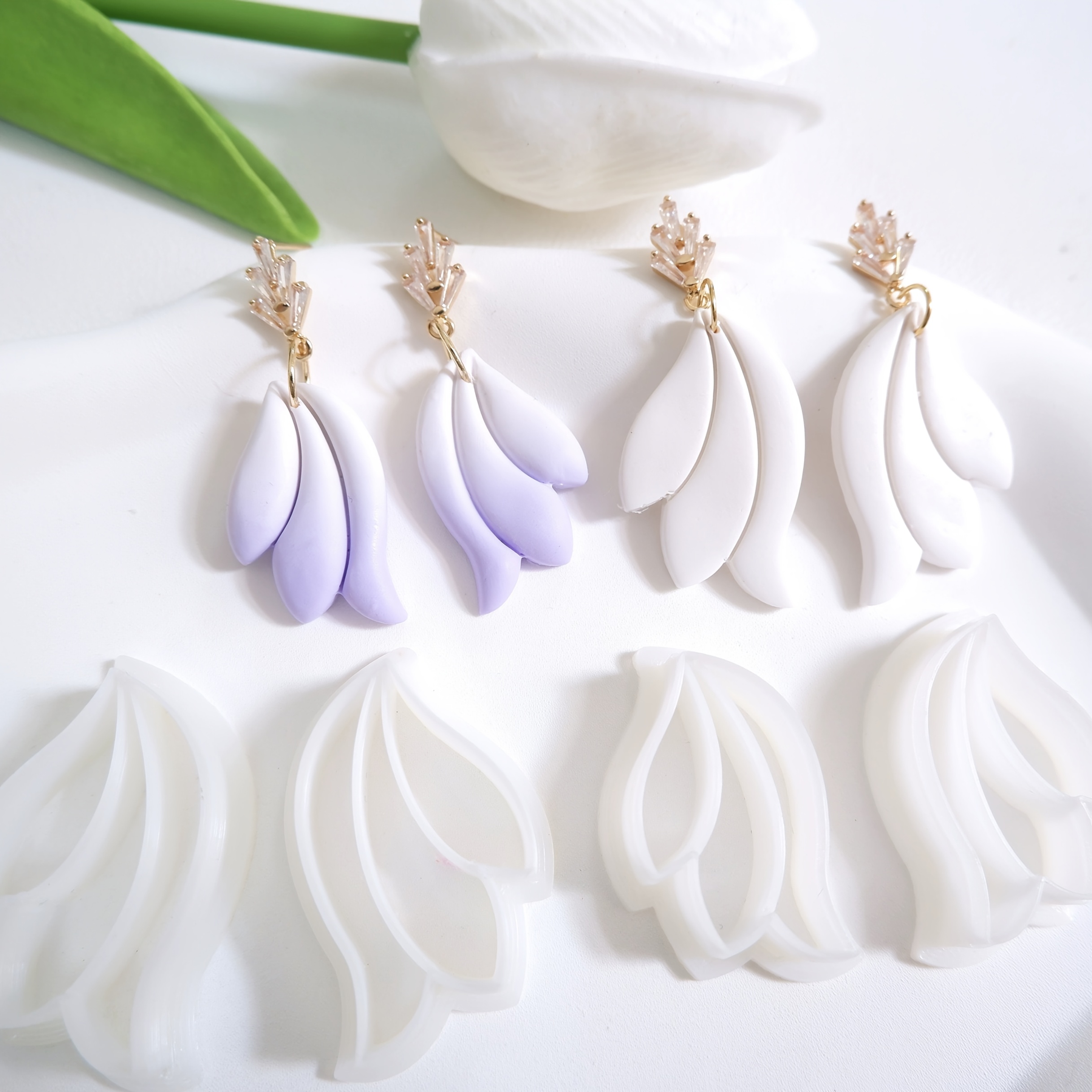 

Moule de découpe en polymère Ailes pour boucles d'oreilles et pendentifs DIY, outil de pâte molle, moule de fabrication de bijoux