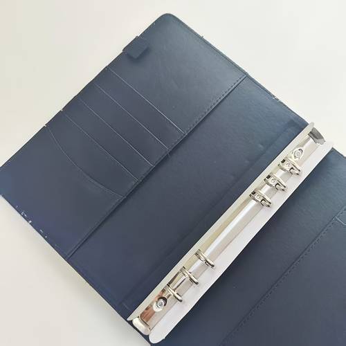 a5 binder with faux leather cover notebook pad small storage box empty binder for budget diary photo card holder cookbook aesthetic binder with lace up