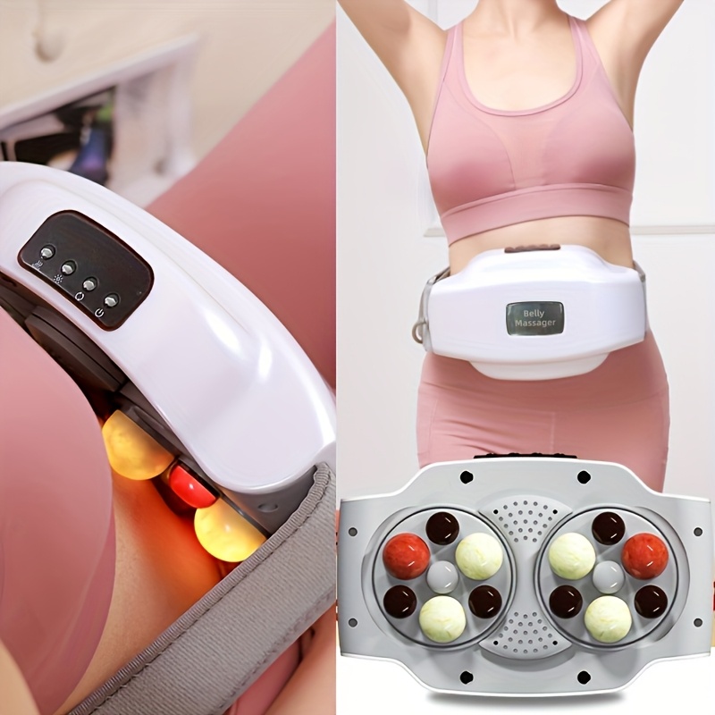 

Usb Rechargeable Multifunctional Abdominal Massager With Soothing Heat & Deep - 2500mah Battery, 60-minute - Ideal For Belly & Improved - Perfect Gift