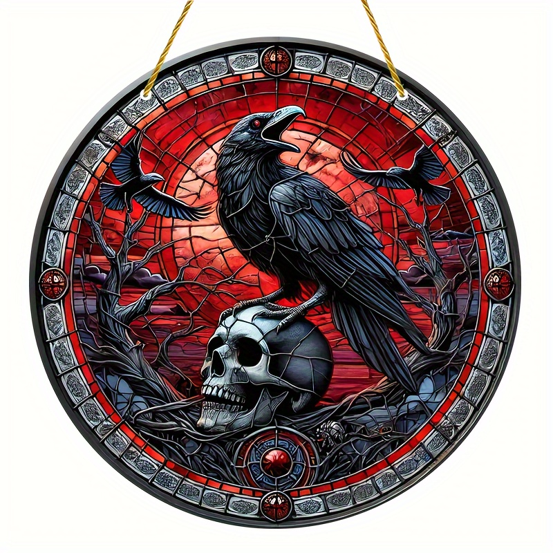 

& - 8"x8" Round Hanging Decor, Art For & , For And Decoration, For