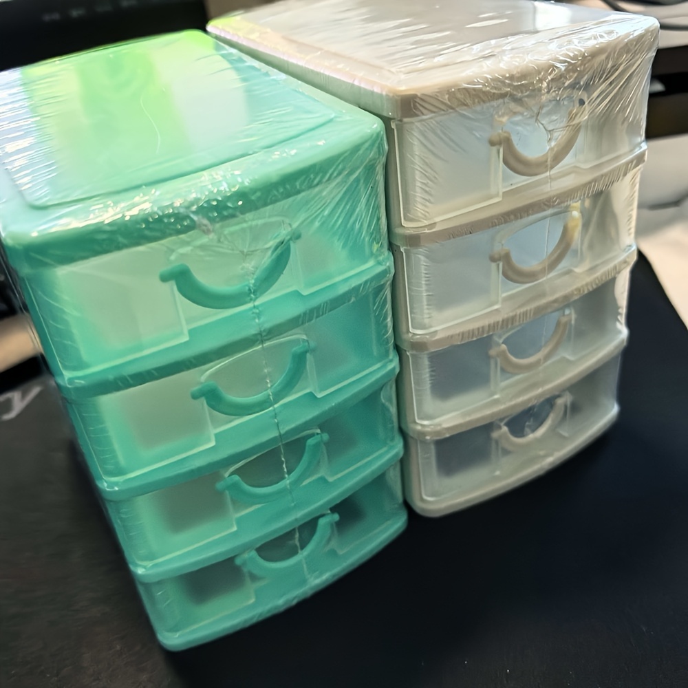 four layer multi functional drawer storage box plastic wardrobe organizer and locker desktop cosmetics storage box suitable for bras underwear socks cosmetics belts ties and other miscellaneous items black and transparent luggage storage