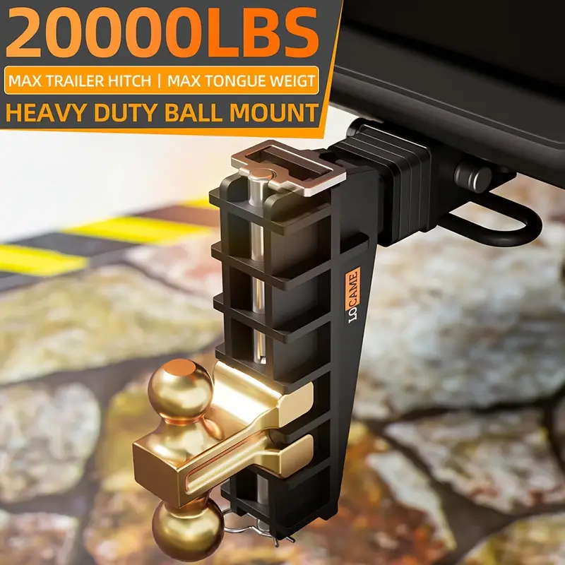 NenNicht Adjustable Trailer Hitch, Drop Hitch Fits 2 Inch Receiver, GTW NenNicht Adjustable Trailer Hitch, Drop Hitch Fits 2 Inch Receiver, GTW
