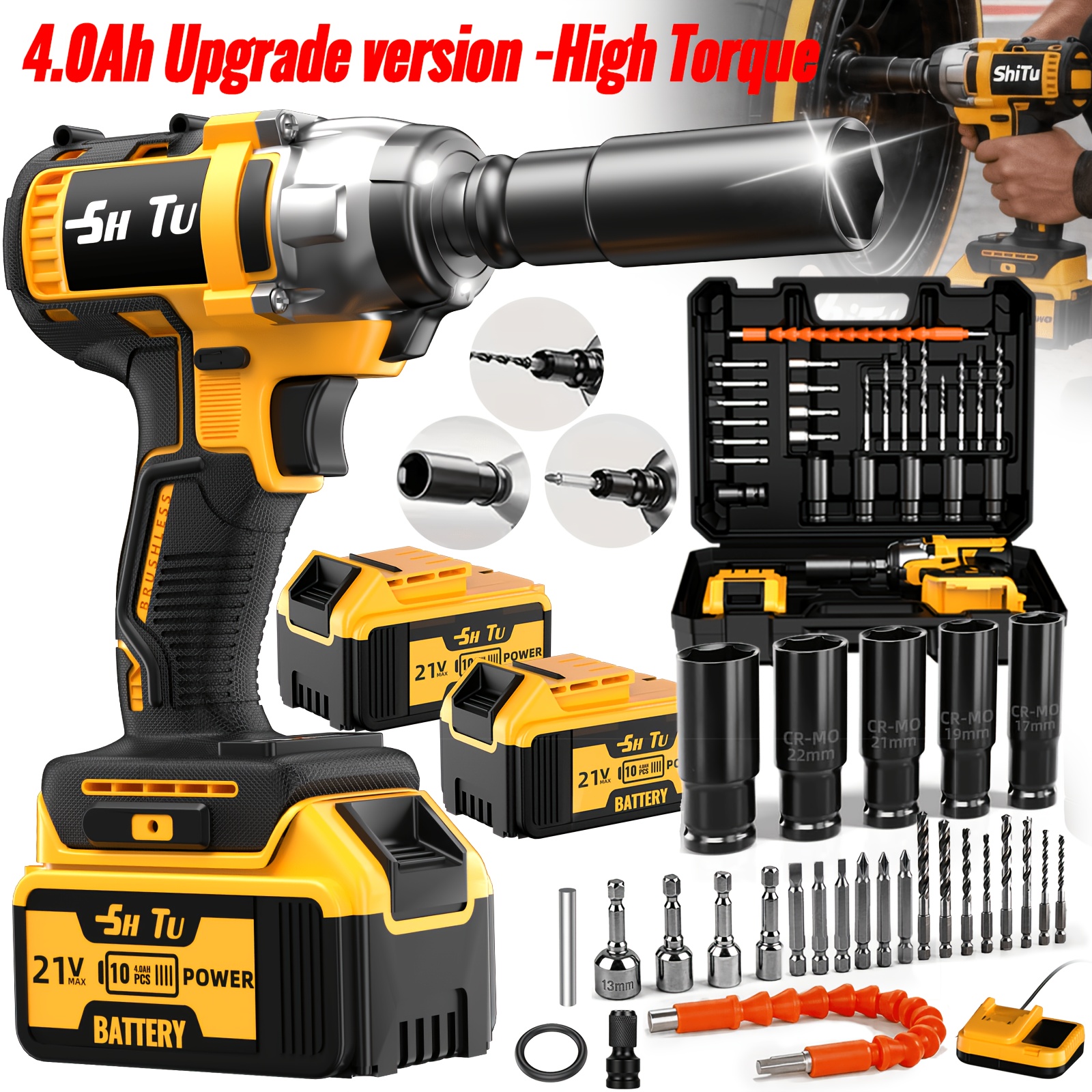 impact wrench cordless sold on Temu United States