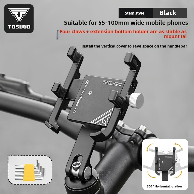 E-shop TOSUOD . Fahrrad-Handyhalterung, speziell entwickelt für Rennräder und Mountainbikes, mit Lenkerabdeckung für stabile Aufnahmen und Navigation