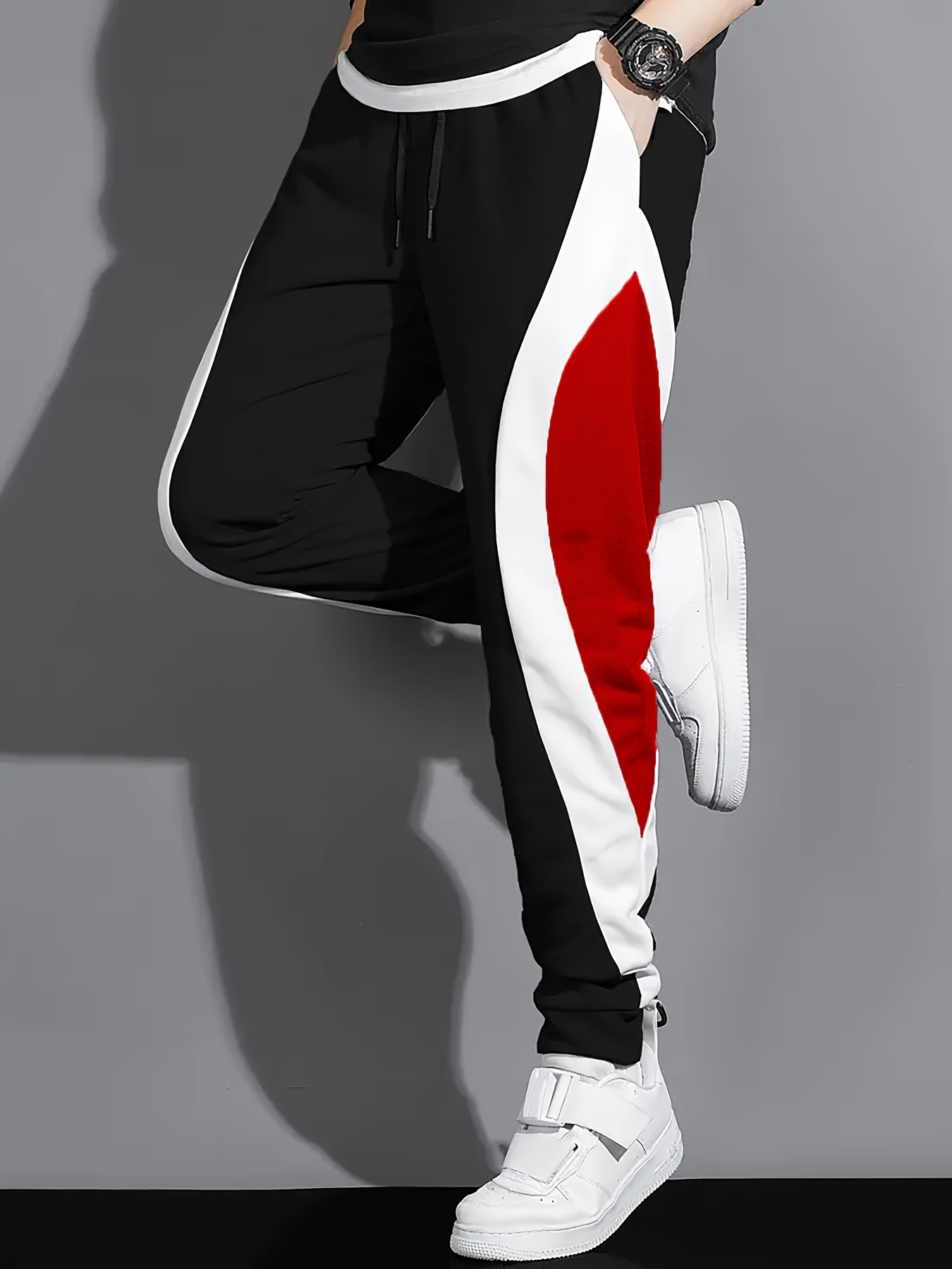 2pcs mens fashion sport long pants casual streetwear Temu Canada