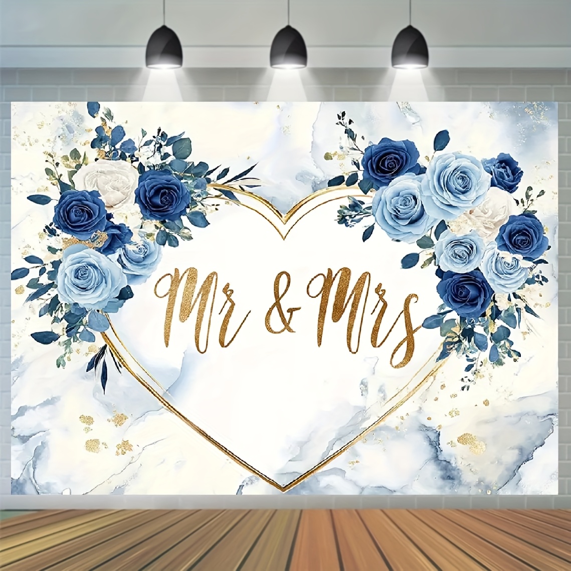 Georgia Navy Floral Vinyl
