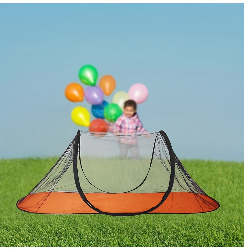 Portable Mosquito Netting for Camping & Outdoor Adventures - Easy Setup, No Installation Required, Breathable Polyester Fabric, Ideal for Travel, Parties, and Backyard Fun