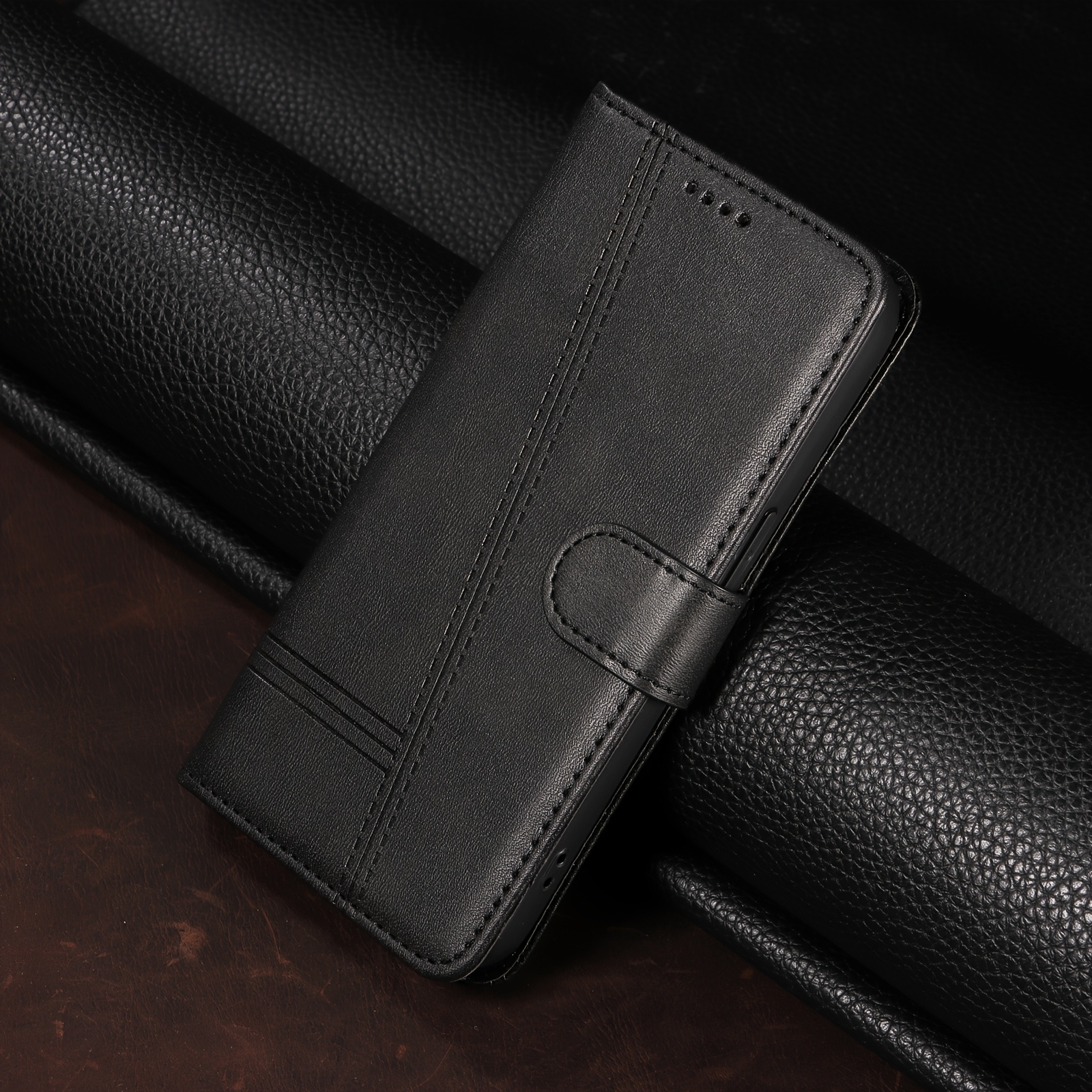 TEMU Phone Case: Card Slot Wallet Phone Case With Card Holder Stand, Cute Synthetic Leather, Suitable For Galaxy S25 Ultra, S24 Ultra, Galaxy S23