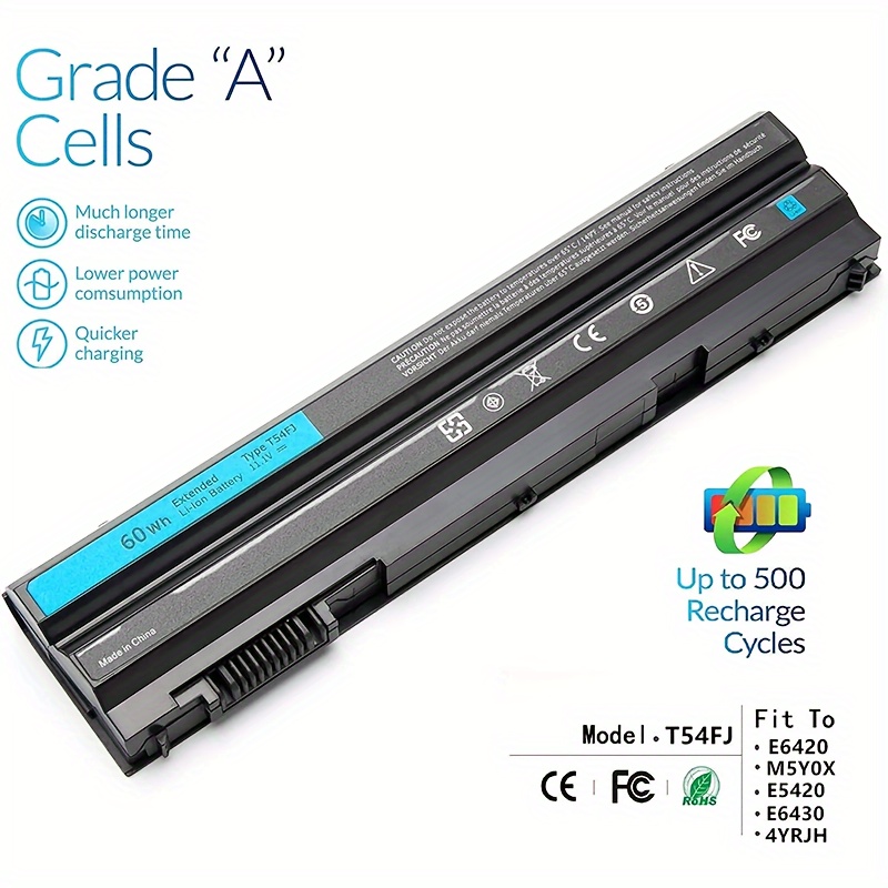 

5200mah Laptop Battery For Latitude E6440 E6430 E6420 E6520 E6530 E6540 E5430 E5520 E5530 E5420 Inspiron 4420 4520 7420 7520 7720 4720 5420 5520 5720 M421r M521r 3460 3560 M5y0x N3x1d 8858x T54fj