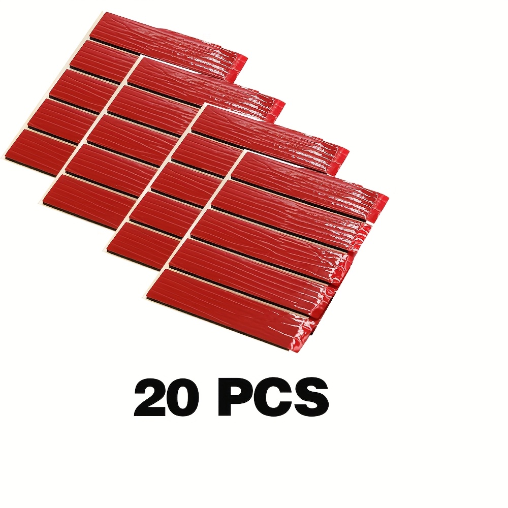 E-shop 20er-Pack Kennzeichenband, Befestigungspads für Nummernschilder, Doppelseitige Klebepads für Kennzeichen, Doppelseitiges Schaumstoffpad zur
