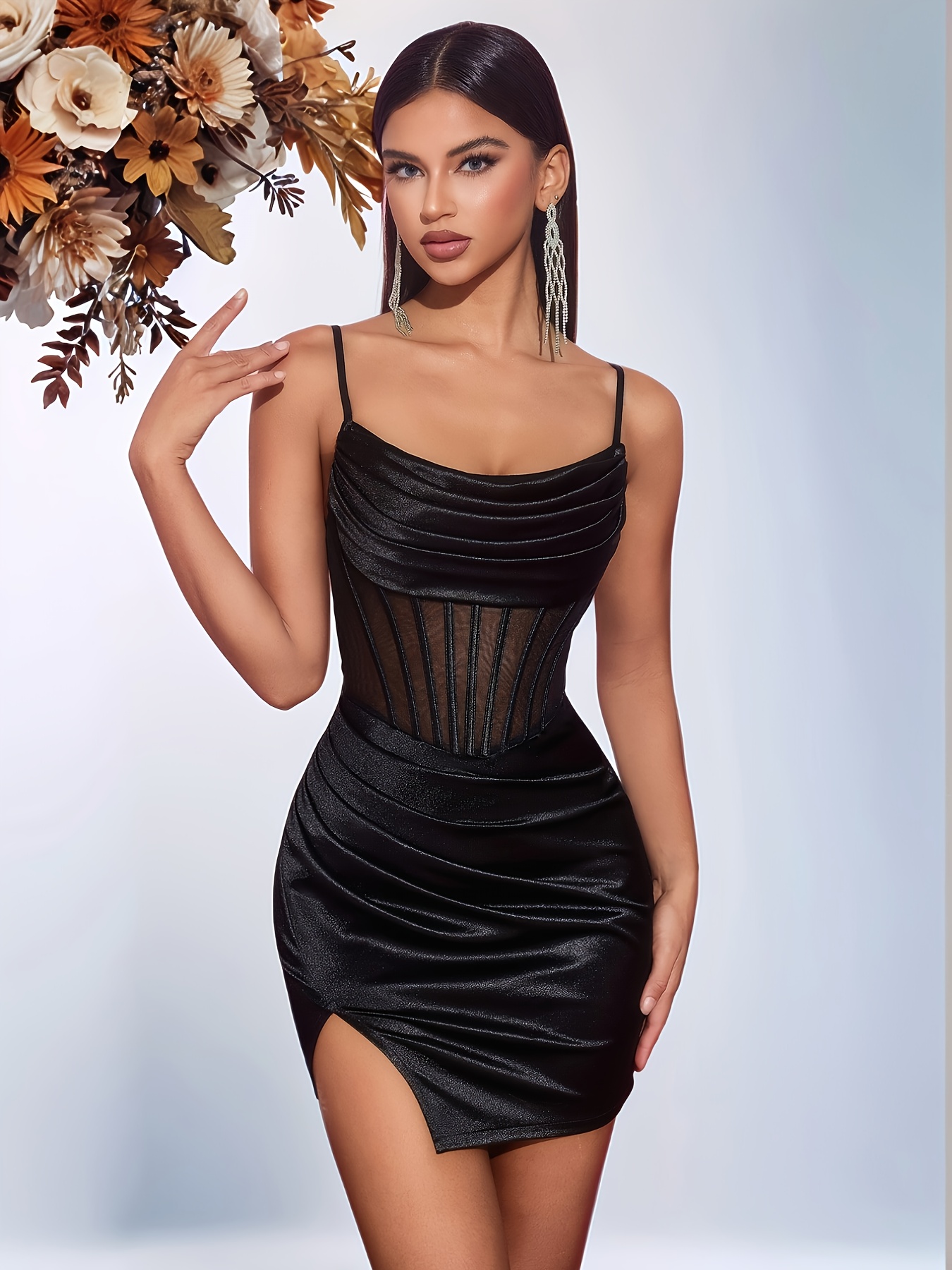 princess polly baby blue dress The season of the witch  : @lucilla.jiggly (Use code 'Lucilla' to  get 20% off) Sexy Halter Hollow Out Backless Chain Fishtail Lingerie Dress  Product ID MK14609  https://www.modakawa.com/products/sexy-halter- hollow-out-backless-chain