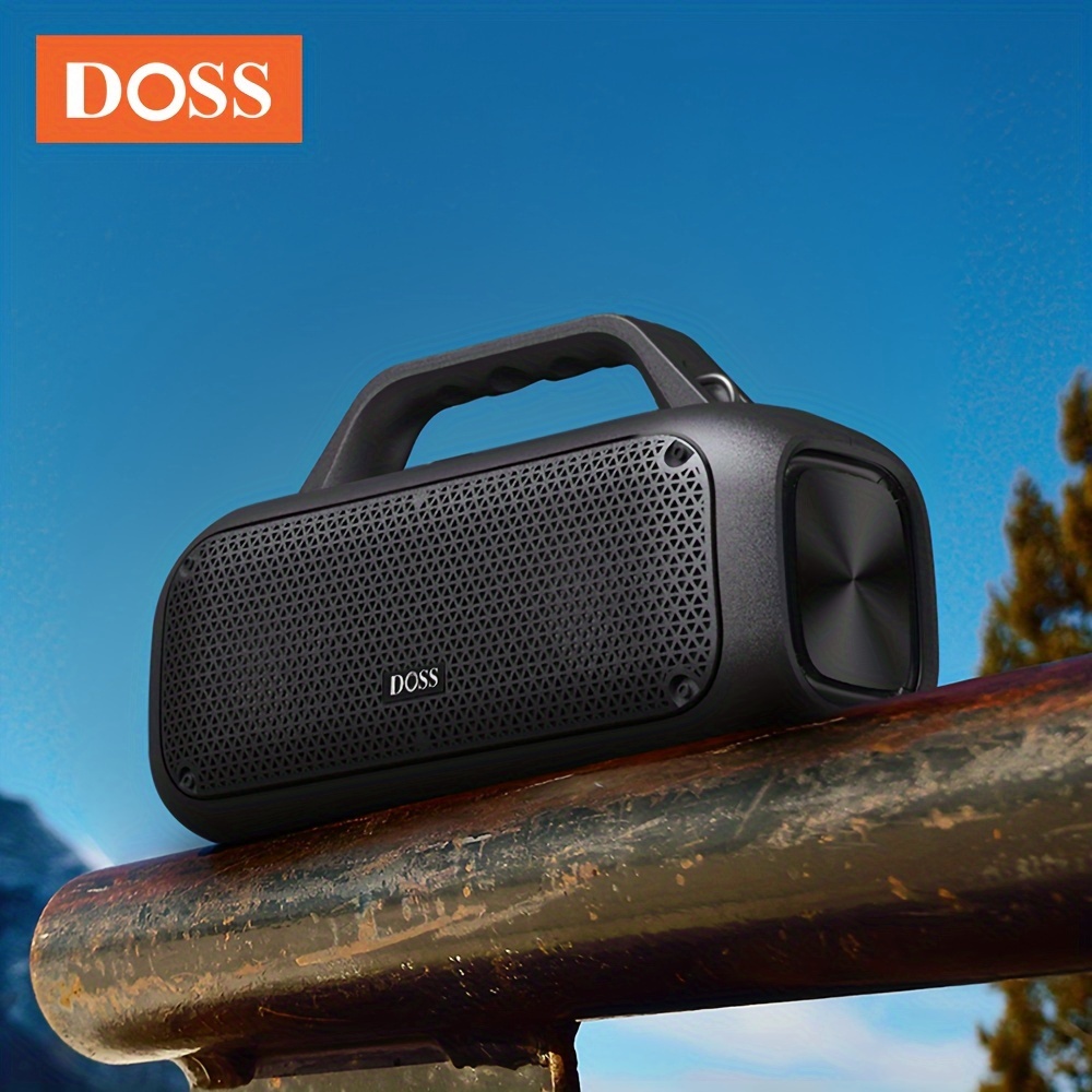 

Doss Outdoor Speaker, Extreme Boom, Wireless 5.3 With 60w Sound And , Wireless Stereo Pairing, 10400 Mah Power Bank, 30 Hours , Portable Speaker For Camping, Pool, Beach, Garage, Work