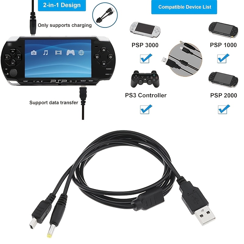 CELLONIC Cavo USB 2.0 compatibile con Sony PSP-1000