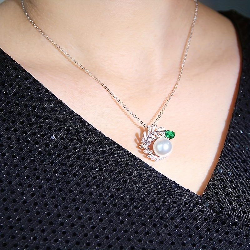 элегантный двойного назначения брошь-ожерелье роскошная жемчужная подвеска женские костюмы и свитеры детали 9