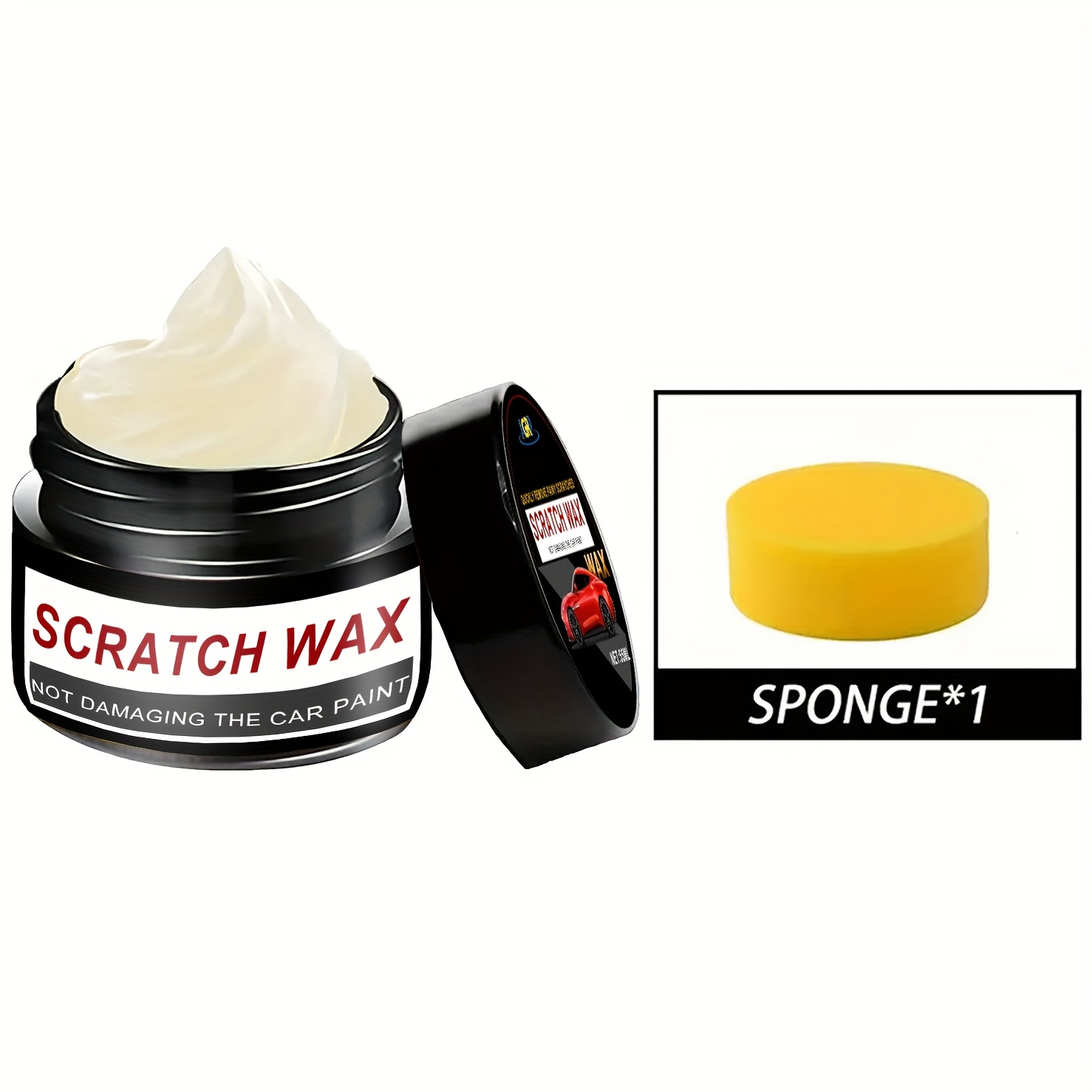 AGRP Universal Car Scratch Repair Wax Kit-Exterior Decoration Repair Polish Wax for Minor Scratches and Swirls Restoration on Vehicle Paint.