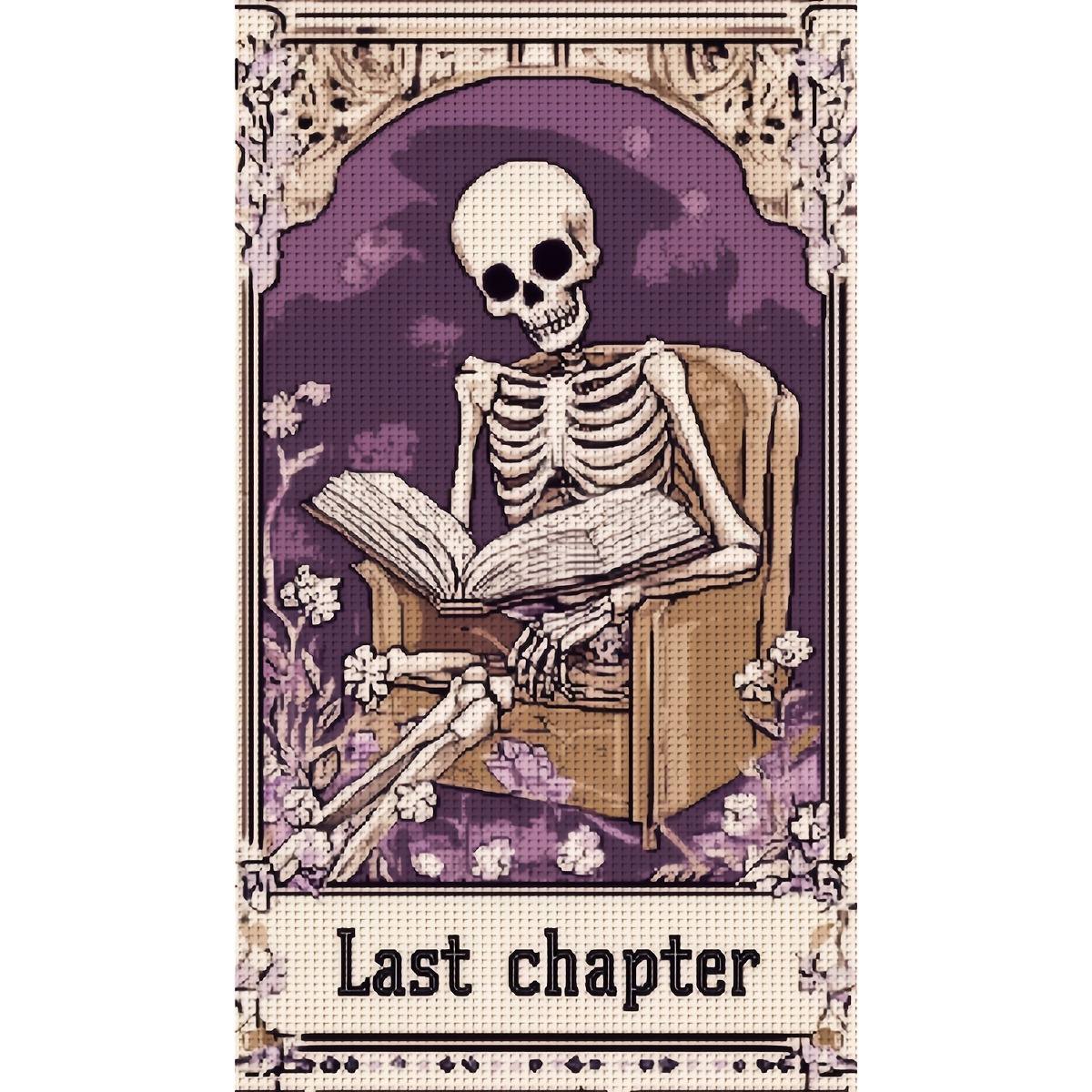 TEMU Jozysh 40x70cm/15.7x27.6inch, Diy Stitch Kit, Embroidery Crafts Set, Last , Patterned Printed Stitch Kit, Random Thread Board Stitch Material