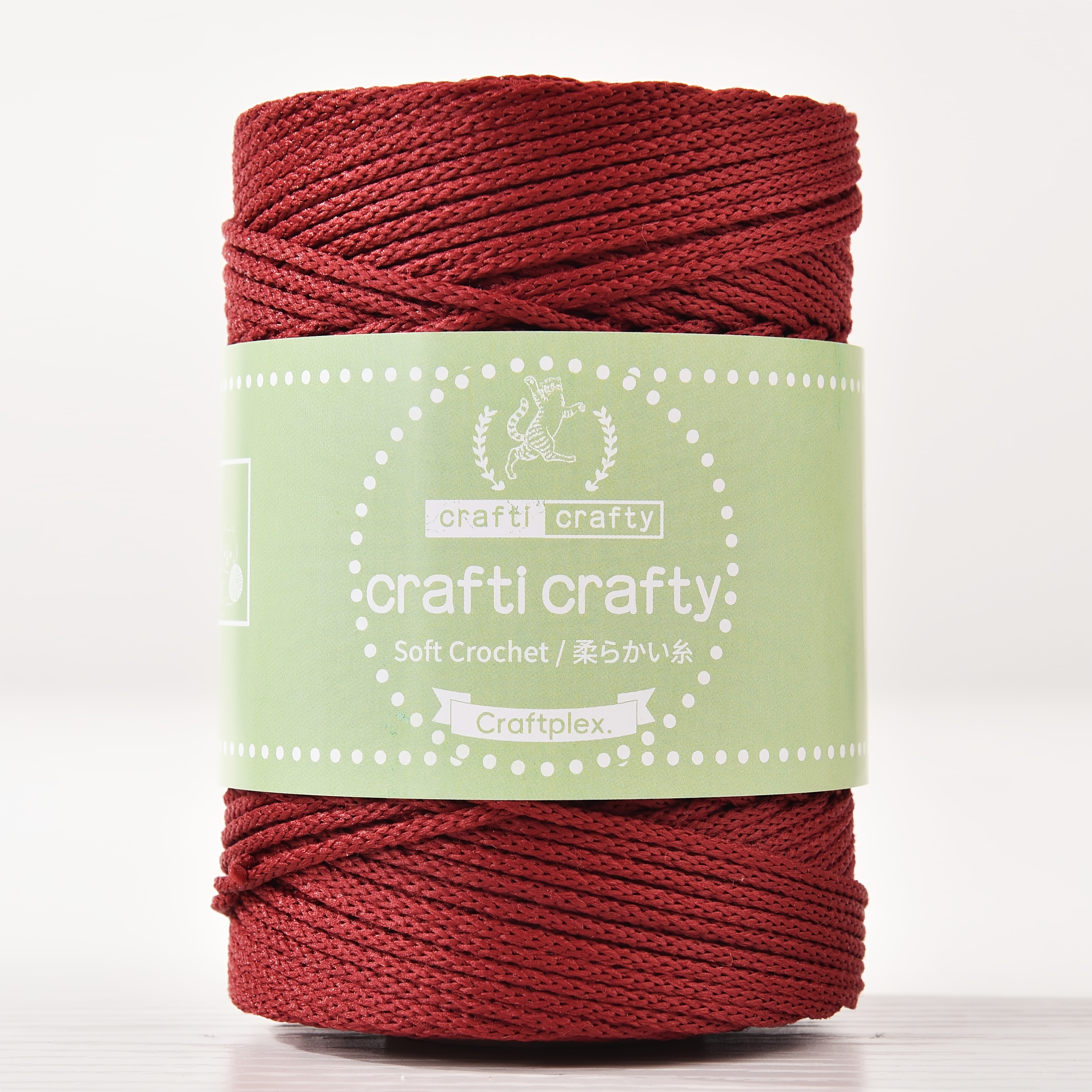 TEMU 1 Bobine (100m/328ft) de Cordon de Crochet en Polyester 2mm - Épais 150g Bobine Ronde pour , Crochet, Tissage - Idéal pour Amigurumi, Sacs,