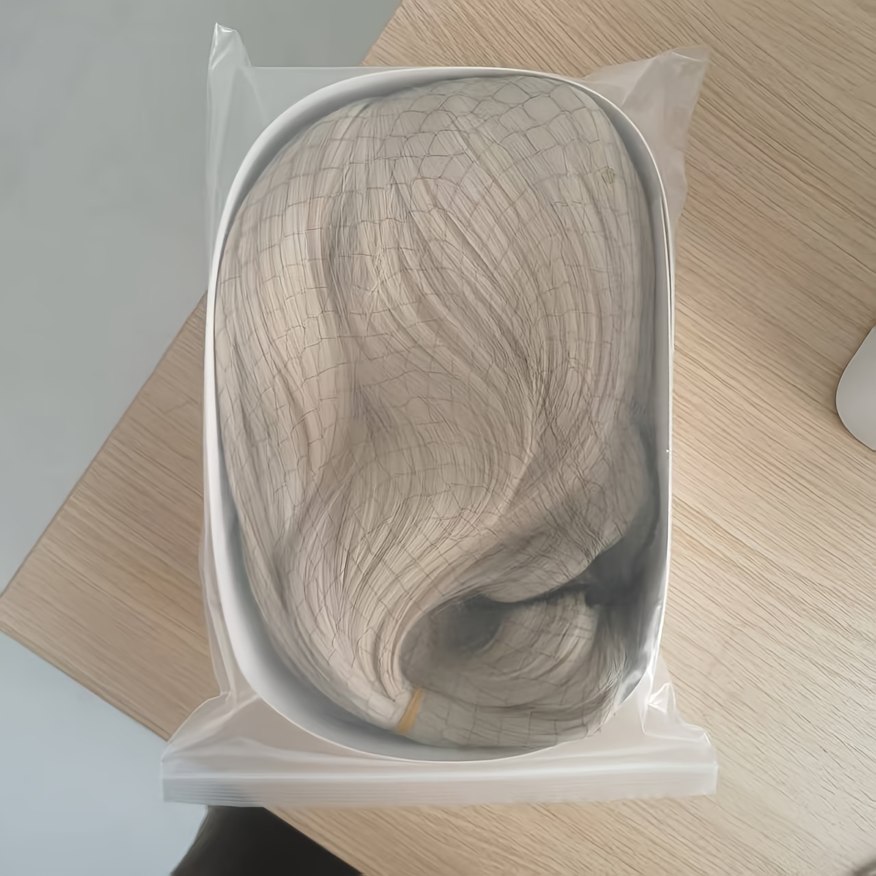 TEMU 24 Inch Women's Long Loose Curly Blonde Synthetic Hair Wig With Heat-resistant Fiber Party Cosplay Wigs For Women
