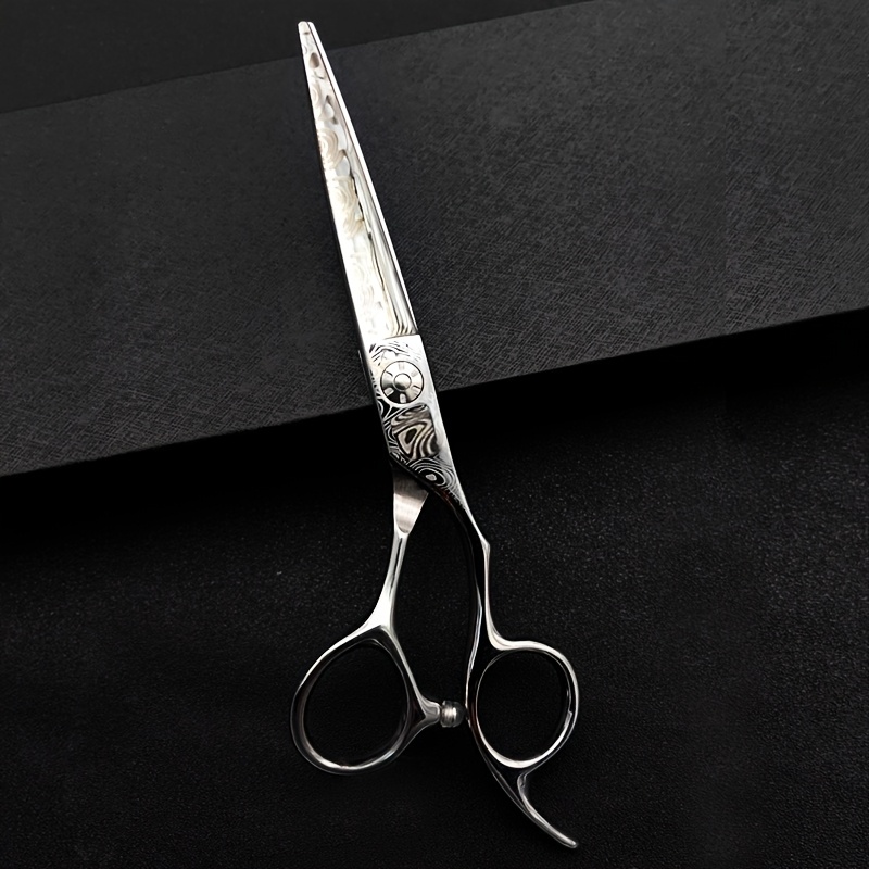 Damascus Pattern Professional Hair Cutting Scissors Hairstylist Hair Cutting Scissors Flat Cutting Thinning Teeth Cutting Fishbone Cutting