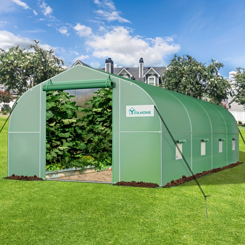 Terraloom Heavy Duty Outdoor Greenhouse Walk In Tunnel - Temu