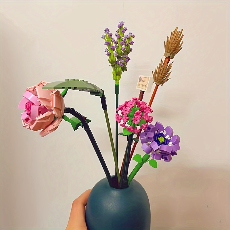 bouquet di fiori building block kit fai da te fiori artificiali giocattoli  da costruzione progetto creativo giocattoli regalo per adulti bambini (non  include vaso) Solo 11,53 € PatPat EUR Cellulare