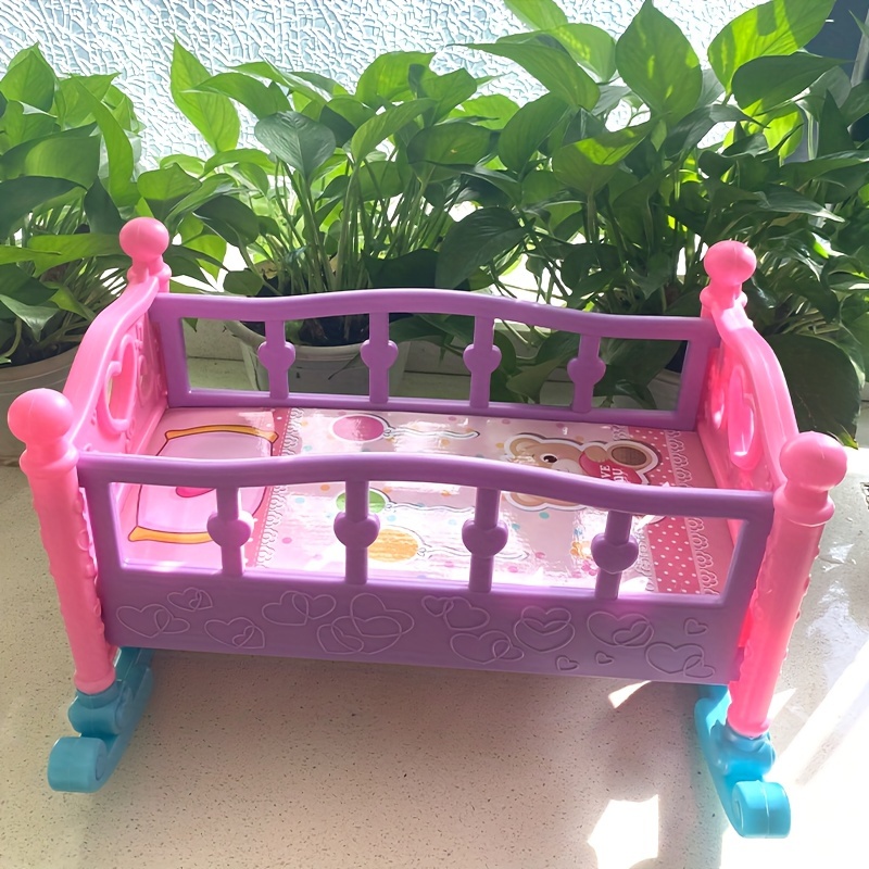 

Cute Doll Bed, Doll Cradle Bed, Doll House Furniture, Birthday Gifts, Holidays
