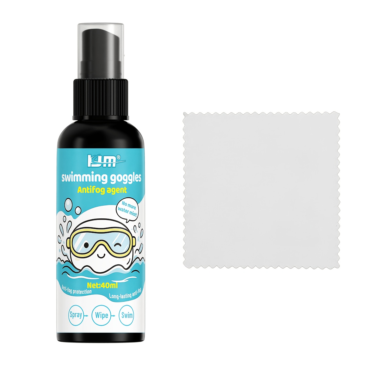 TEMU Agent For Swimming Goggles, Eyewear , Suitable For Of Swimming Goggles, Protective Goggles, Sunglasses, Glasses, And . A Long-lasting Coating